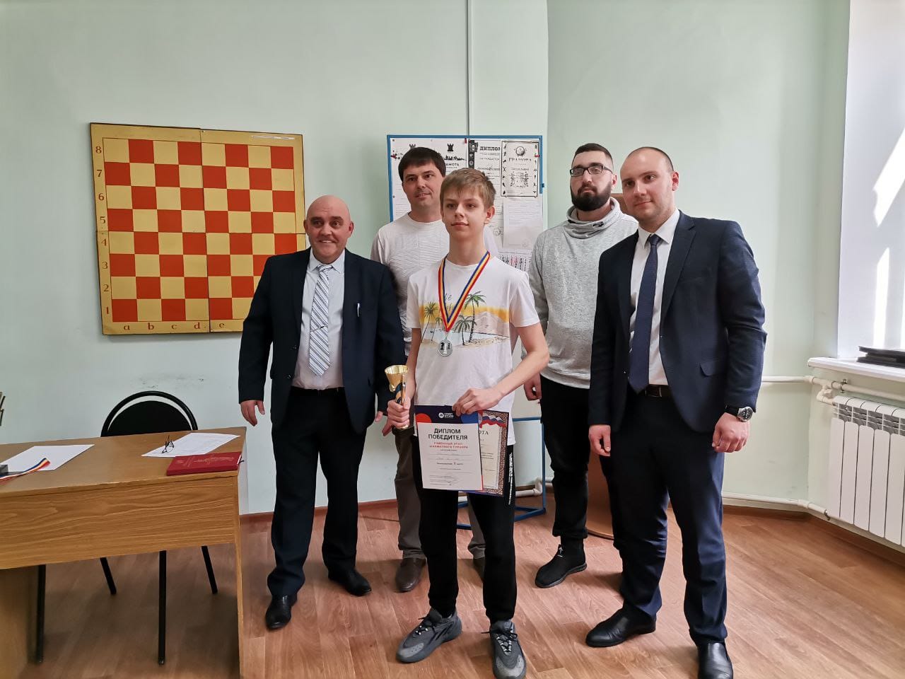Шахматный турнир, организованный Советом отцов Кировского района
